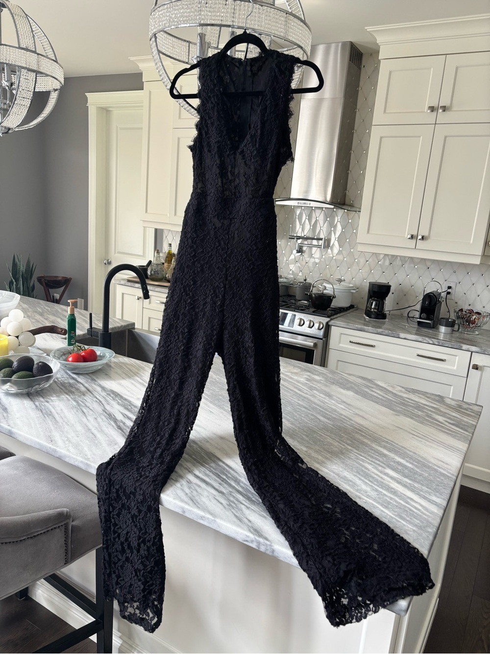 Your Venus black lace jumpsuit size medium for New Year’s Eve ! Sexy and fun!